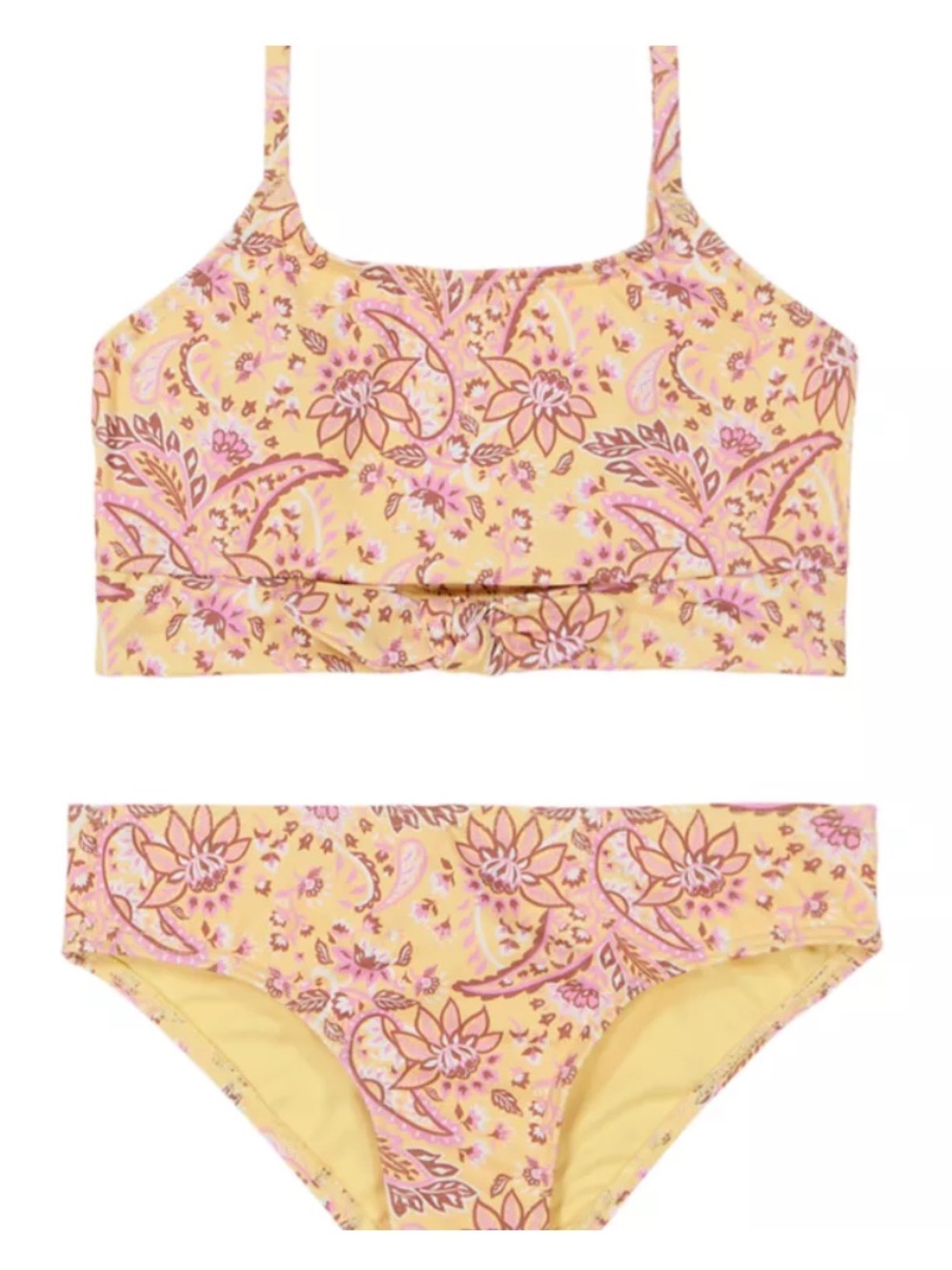 Roxy Girls Tropidelic Printed Two Piece Bikini Size 8
